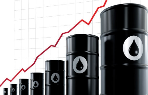 ارتفاع أسعار والنفط بسبب الاضطرابات التي تشهدها المنطقة.