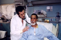 المريض بعد اجراء العملية