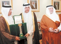 الأمير طلال محمد العبدالله في حفل الوفود بالصداقة الحالية
