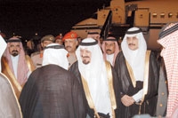 الأمير سلطان بن عبدالعزيز يصل إلى الظهران