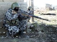 جندي روسي في مواجهة الشيشان