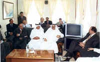  رئيس التحرير والوفد الإعلامي يجتموعون بنائب رئيس الوزراء اليمني