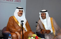 سمو الأمير محمد بن فهد مع رئيس غرفة الشرقية