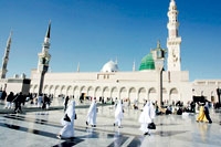 انتهاء الاستعدادات بالمسجد النبوي الشريف لاستقبال الزوار خلال الحج