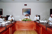 الأمير سعود بن عبد الله بن ثنيان يترأس احد الاجتماعات	
