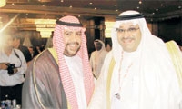  أحمد الفهد مع الأمير نواف بن محمد 