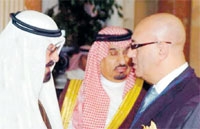 سلماوي مع خادم الحرمين الشريفين في مهرجان الجنادرية الأخير 