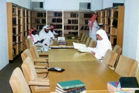 - قاعة المطالعة بمكتبة الحرم المكي الشريف