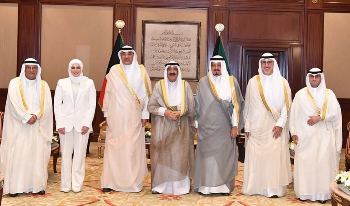 Newly appointed ministers take oath before Kuwait's Amir