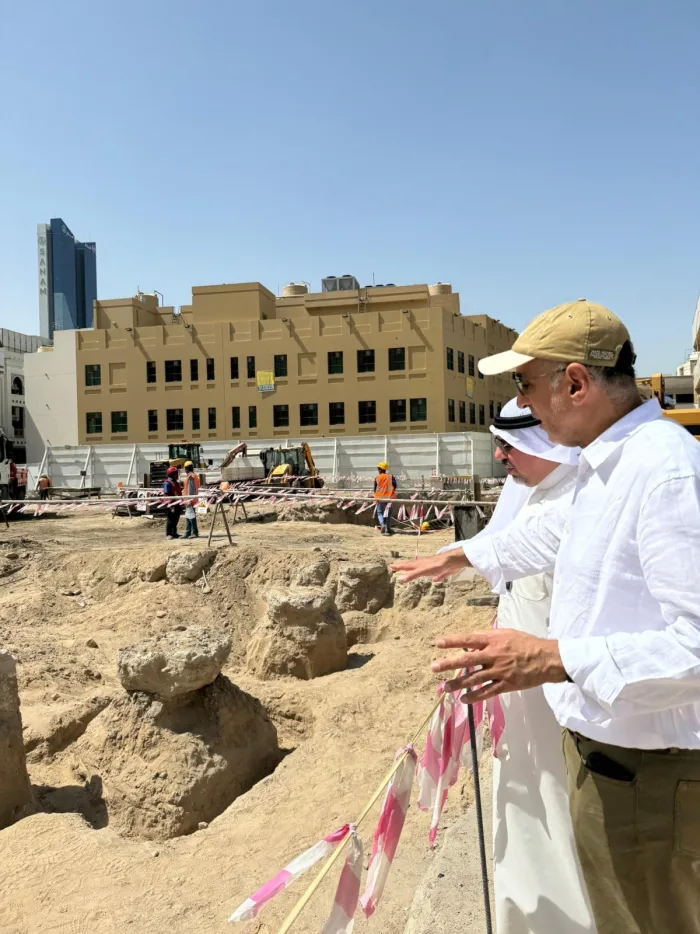 Historic columns in Mubarakiya Market draw NCCAL’s attention