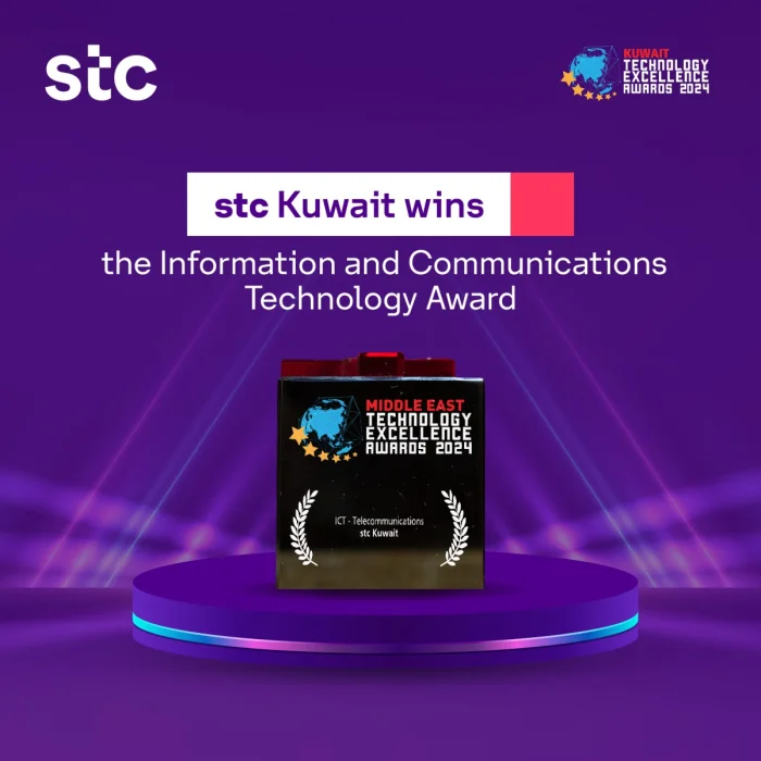 <b>stc receives ‘ICT – Telecommunications Award - Kuwait’ at the Middle East Technology Excellence Awards</b>