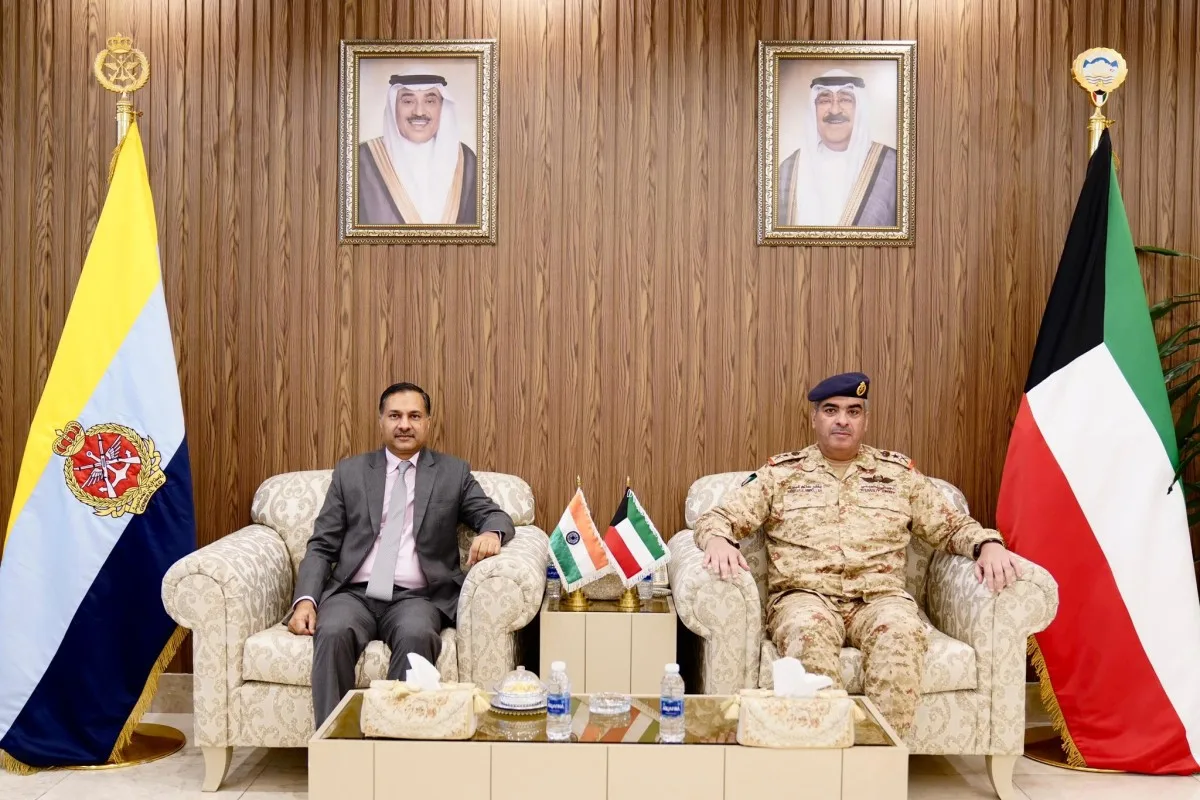 Kuwait Army chief, Indian envoy discuss military, bilateral relations