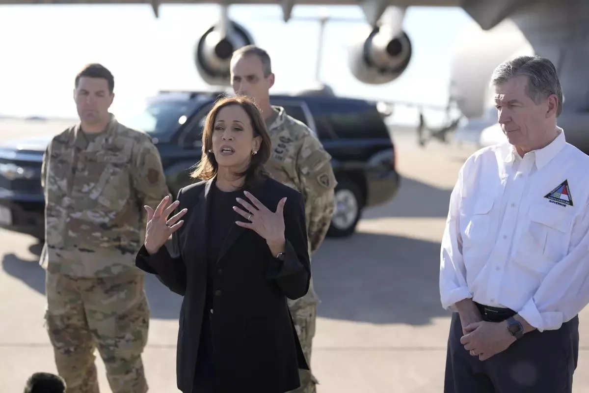 Harris pledges ongoing federal support as she visits NC to survey Helene’s aftermath