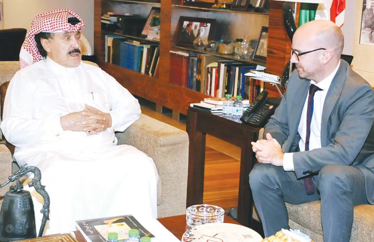 EditorinChief of Arab Times/AlSeyassah receives French ambassador