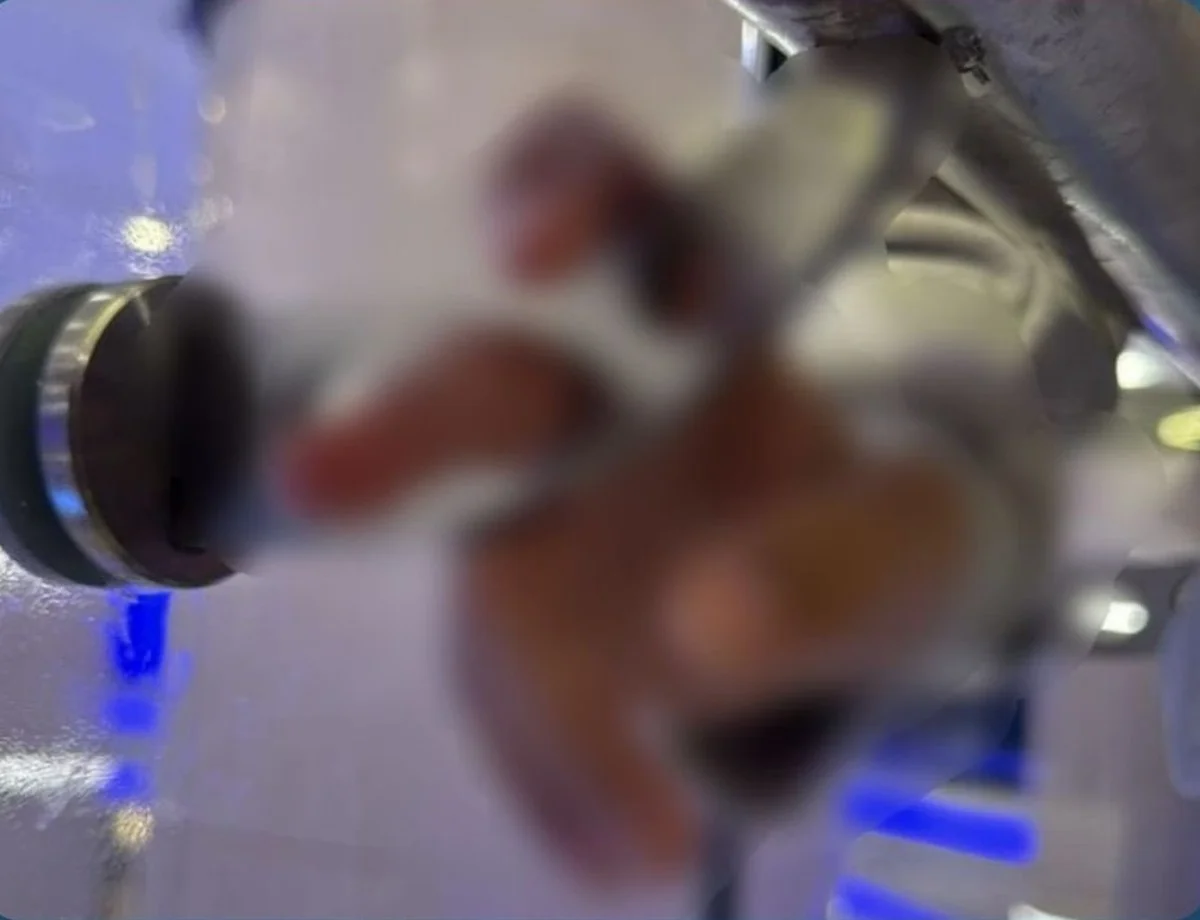 Firefighters 'rescue' child’s hand trapped in mall staircase railing