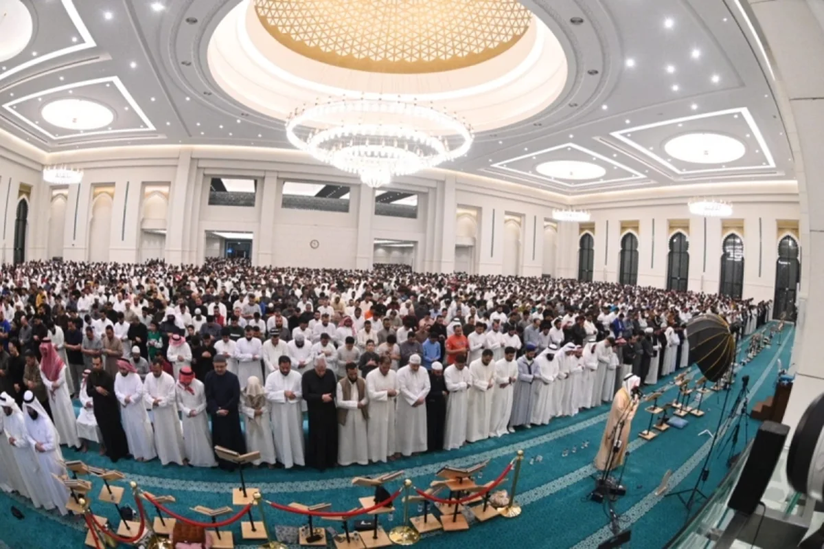 Worshippers Gather in Large Numbers for Qiyam Prayers on the 22nd Night of Ramadan