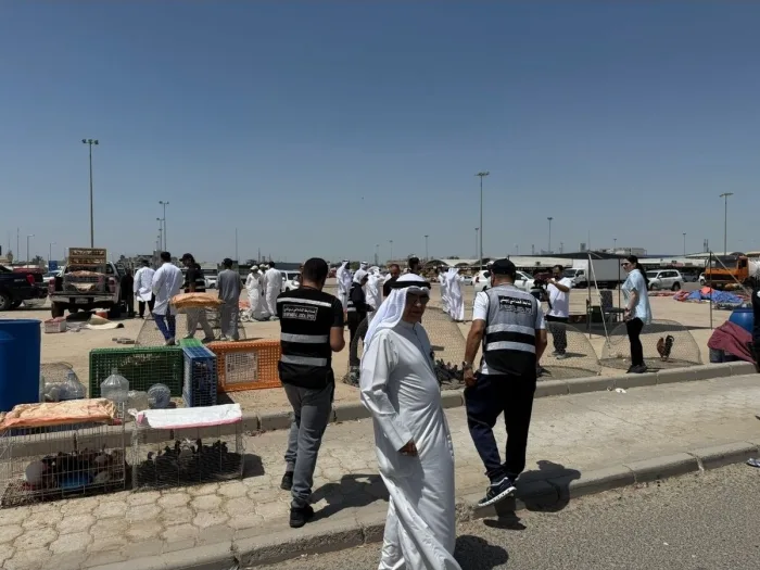Unlicensed Shops, Street Vendors Caught in Al-Rai's Bird Market