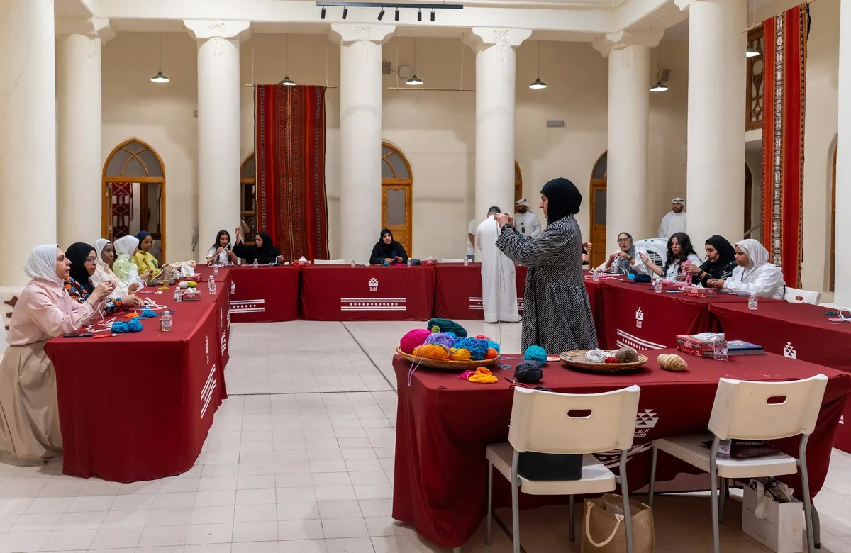 New generation of artisans embraces Kuwait’s Sadu heritage at weaving workshop