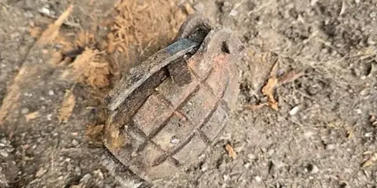 Hand Grenade from the Invasion Era Found in Kuwait Desert