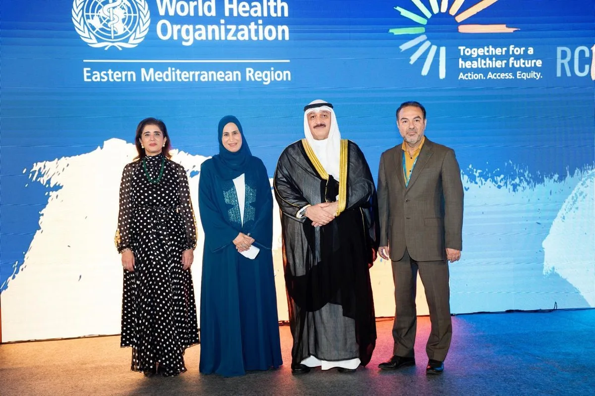 Health Minister affirms Kuwait’s focus on peace and development at WHO meeting