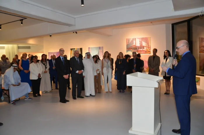 Italian Ambassador Inaugurates Federico Fiorentini’s Art Exhibition in Kuwait