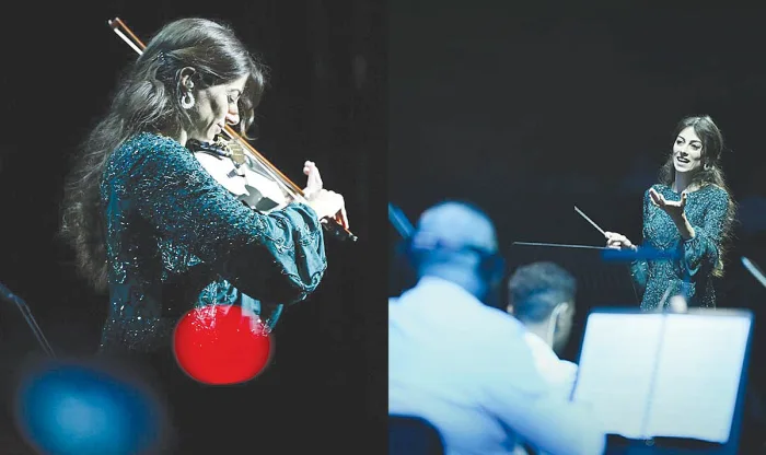 Maestra Amal Guermazi leads ‘Mazzika’ orchestra in a landmark concert in Kuwait