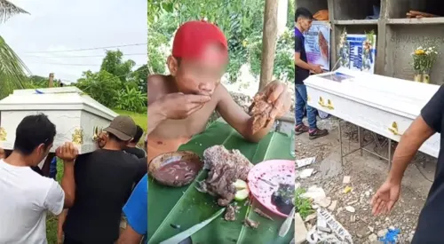 Mukbanger na kumain ng buto ng manok para sa ₱20k, inilibing na-Balita