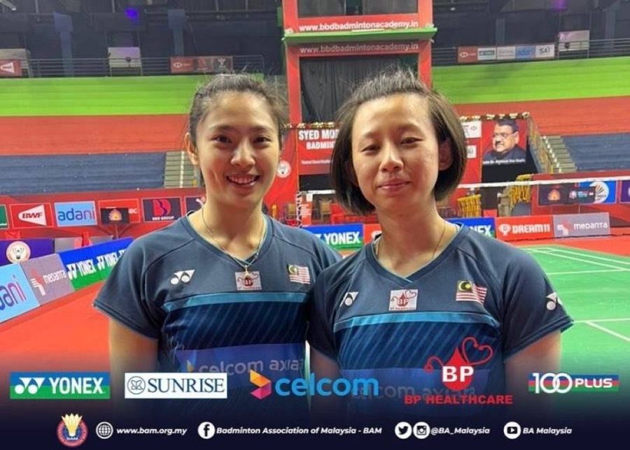 张清玉/张湄鑫闯进赛莫迪国际赛女双决赛。-摘自马羽总脸书- 张清玉/张湄鑫闯进赛莫迪国际赛女双决赛。-摘自马羽总脸书-