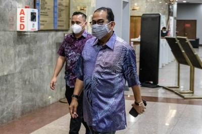 卡立诺丁表示,他不会出征即将举行的柔州选举。-Firdaus Latif摄- 卡立诺丁表示,他不会出征即将举行的柔州选举。-Firdaus Latif摄-