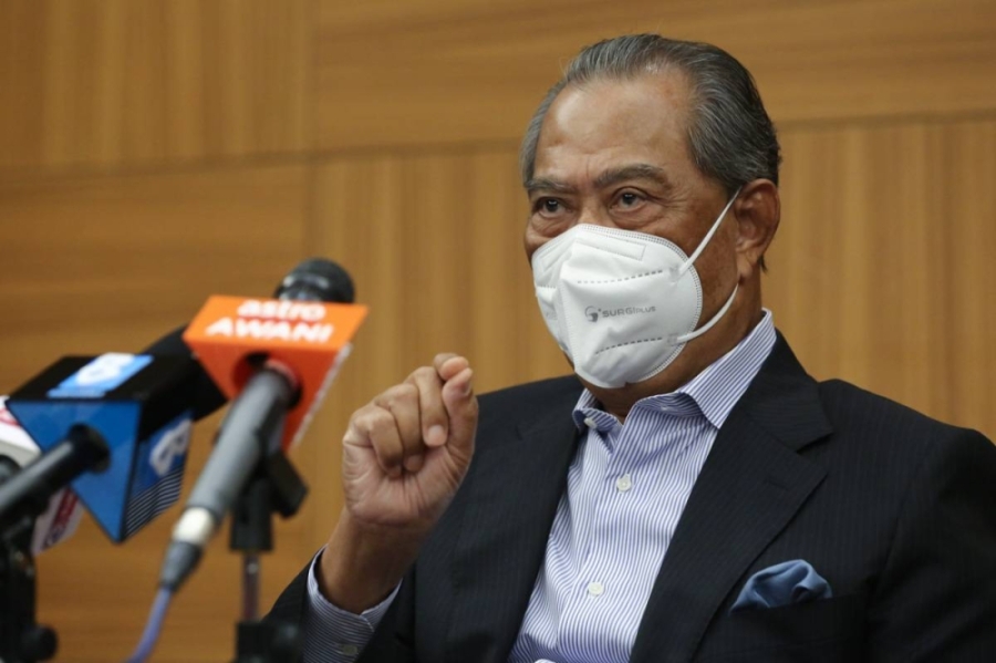 慕尤丁指解散柔佛州议会一事,国盟事先不知情。-Yusof Mat Isa摄- 慕尤丁指解散柔佛州议会一事,国盟事先不知情。-Yusof Mat Isa摄-