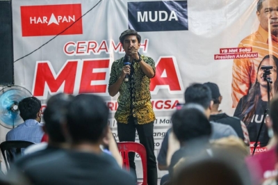 由麻坡国会议员赛沙迪创办的MUDA,在此次柔州选举赢得一席取得开门红。-Hari Anggara摄- 由麻坡国会议员赛沙迪创办的MUDA,在此次柔州选举赢得一席取得开门红。-Hari Anggara摄-