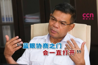 赛弗丁认为,关闭与各政党协商的大门,并非是个良策。-Choo Choy May摄- 赛弗丁认为,关闭与各政党协商的大门,并非是个良策。-Choo Choy May摄-