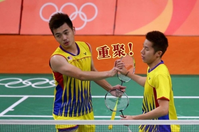 里约奥运会银牌男双“双蔚组合”吴蔚昇/陈蔚强,将再次合体征战今年在东京举办的羽球世锦赛。-路透社/精彩大马制图- 里约奥运会银牌男双“双蔚组合”吴蔚昇/陈蔚强,将再次合体征战今年在东京举办的羽球世锦赛。-路透社/精彩大马制图-