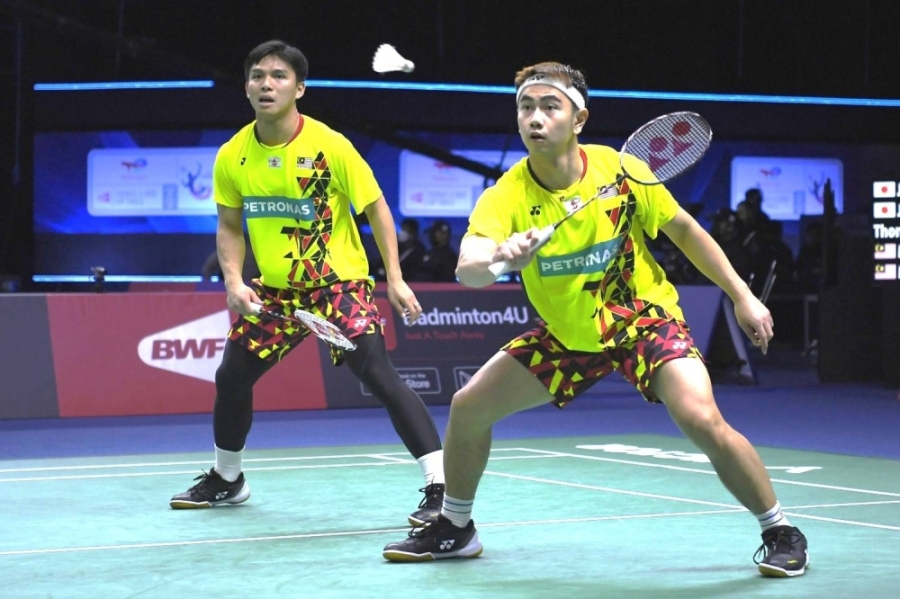 本赛季表现最好的大马男双吴世飞/诺伊祖丁,在印尼大师赛首圈横扫对手晋级!-马新社- 本赛季表现最好的大马男双吴世飞/诺伊祖丁,在印尼大师赛首圈横扫对手晋级!-马新社-