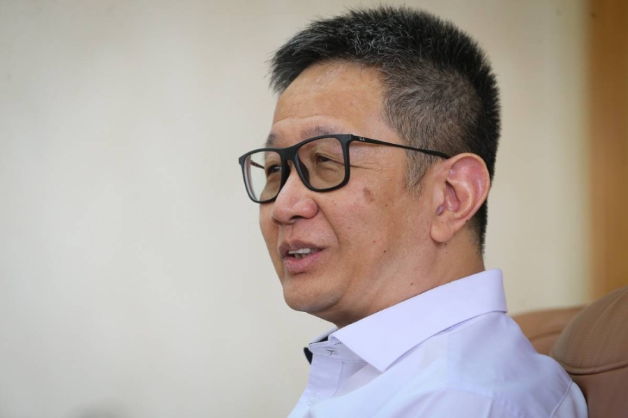 邓章钦(图)不点名批评刘镇东,称对方假装不知道上阵哪个选区是“此地无银三百两之举”。-Yusof Mat Isa摄- 邓章钦(图)不点名批评刘镇东,称对方假装不知道上阵哪个选区是“此地无银三百两之举”。-Yusof Mat Isa摄-