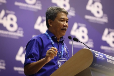 末哈山也强调,国阵和巫统之中没有人攻击首相的领导,反之是真诚地大力支持。-Yusof Mat Isa摄- 末哈山也强调,国阵和巫统之中没有人攻击首相的领导,反之是真诚地大力支持。-Yusof Mat Isa摄-