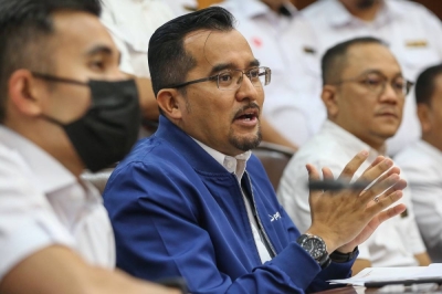 阿斯拉夫表示,巫青团反对国家银行再调高OPR,因担忧这会带来通货膨胀的连锁反应。-Yusof Mat Isa摄- 阿斯拉夫表示,巫青团反对国家银行再调高OPR,因担忧这会带来通货膨胀的连锁反应。-Yusof Mat Isa摄-