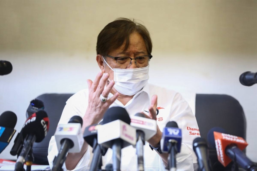 阿邦佐哈里说,GPS放眼在来临的第15届大选中,赢得砂拉越所有31个国席。-Yusof Mat Isa摄- 阿邦佐哈里说,GPS放眼在来临的第15届大选中,赢得砂拉越所有31个国席。-Yusof Mat Isa摄-