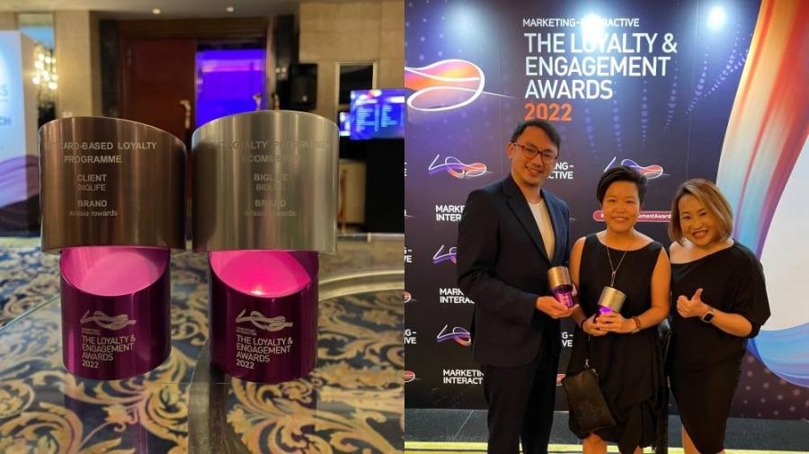 Ong Wai Fong(右图中)联同品牌与创意主管Cheng Ling Wei(左)和亚航奖励市场营销主管Cindy Lim,一起出席颁奖典礼。-亚航提供/精彩大马制图- Ong Wai Fong(右图中)联同品牌与创意主管Cheng Ling Wei(左)和亚航奖励市场营销主管Cindy Lim,一起出席颁奖典礼。-亚航提供/精彩大马制图-