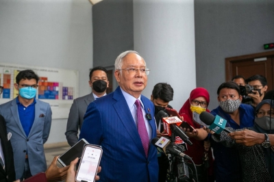 纳吉于2020年7月的高庭裁决中,被判滥权并涉及挪用和洗黑钱高达4200万令吉罪名成立。-Devan Manuel摄- 纳吉于2020年7月的高庭裁决中,被判滥权并涉及挪用和洗黑钱高达4200万令吉罪名成立。-Devan Manuel摄-