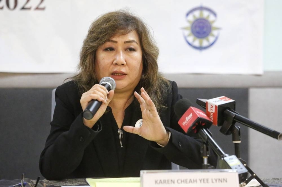 律师公会主席谢依琳以不点名的方式,批评有些律师在纳吉的SRC国际公司上诉案中表现“不专业”。-Choo Choy May摄- 律师公会主席谢依琳以不点名的方式,批评有些律师在纳吉的SRC国际公司上诉案中表现“不专业”。-Choo Choy May摄-