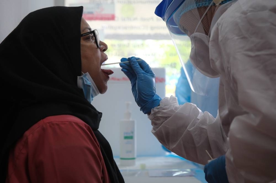 我国新冠病毒确诊病例昨日通报1847宗。-Yusof Mat Isa摄- 我国新冠病毒确诊病例昨日通报1847宗。-Yusof Mat Isa摄-