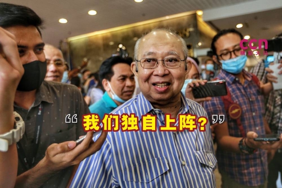 东姑拉沙里说,若巫统或国阵强盛,单枪匹马迎战大选当然好,但如今已不如从前强盛。-Ahmad Zamzahuri摄- 东姑拉沙里说,若巫统或国阵强盛,单枪匹马迎战大选当然好,但如今已不如从前强盛。-Ahmad Zamzahuri摄-