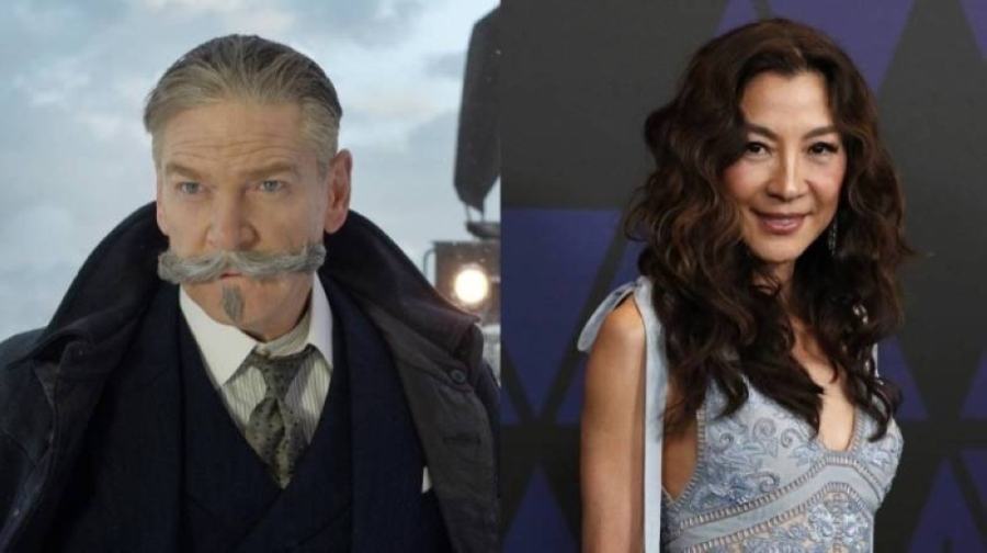 英国男星肯尼斯班纳(左)将主演和执导电影《威尼斯鬼魅》,大马国际巨星丹斯里杨紫琼也受邀参与演出。-路透社- 英国男星肯尼斯班纳(左)将主演和执导电影《威尼斯鬼魅》,大马国际巨星丹斯里杨紫琼也受邀参与演出。-路透社-