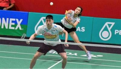 赖沛君深信陈健铭能够及时在年终总决赛前伤愈复出。-马新社- 赖沛君深信陈健铭能够及时在年终总决赛前伤愈复出。-马新社-