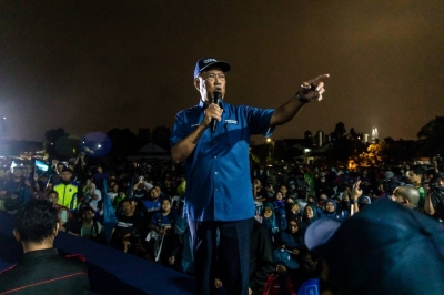 慕尤丁说,国盟之所以出征第15届大选,目的是在不与国阵或希盟联合的情况下执政中央。-Firdaus Latif摄- 慕尤丁说,国盟之所以出征第15届大选,目的是在不与国阵或希盟联合的情况下执政中央。-Firdaus Latif摄-