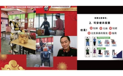 委会早前在脸书直播表示,只要不违反1954年选举罪行法令,选民甚至可以Cosplay或穿婚纱进入投票中心。-摘自网络- 委会早前在脸书直播表示,只要不违反1954年选举罪行法令,选民甚至可以Cosplay或穿婚纱进入投票中心。-摘自网络-