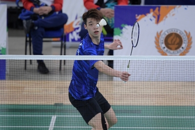 上两周因咳嗽不止甚至影响训练的黄智勇,在休假几天后终于康复并正式恢复训练。-马新社- 上两周因咳嗽不止甚至影响训练的黄智勇,在休假几天后终于康复并正式恢复训练。-马新社-