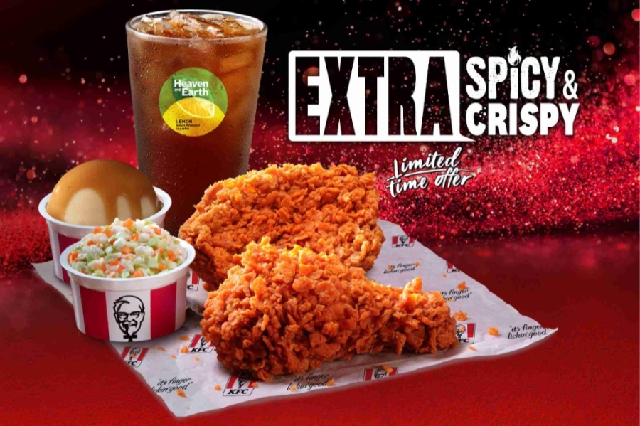 KFC Extra Spicy & Crispy专为爱吃辣的大马民众烹制。-大马KFC提供- KFC Extra Spicy & Crispy专为爱吃辣的大马民众烹制。-大马KFC提供-