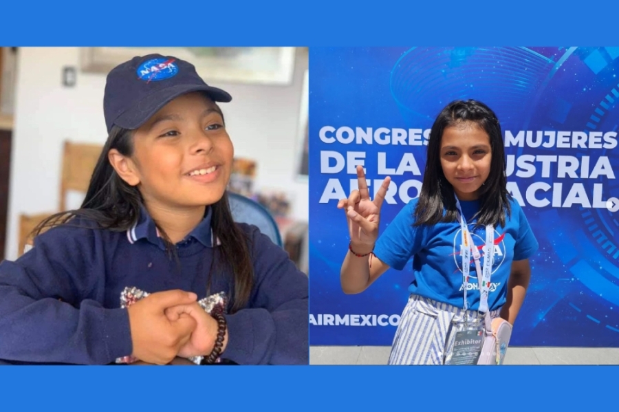 阿达拉的梦想是成为美国太空总署(NASA)的太空人,并希望有一天能够登上火星。-摘自Adhara Pérez Sánchez的IG/精彩大马制图- 阿达拉的梦想是成为美国太空总署(NASA)的太空人,并希望有一天能够登上火星。-摘自Adhara Pérez Sánchez的IG/精彩大马制图-